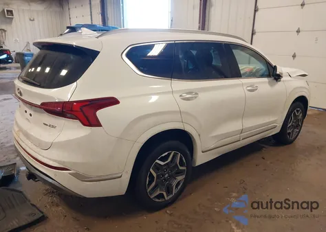2021 Hyundai Santa Fe Calligraphy z USA, uszkodzony, nr VIN 5NMS5DAL0MH321777